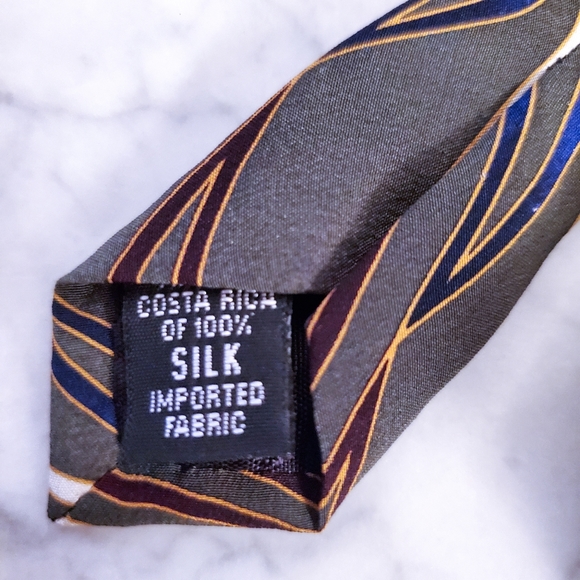 Mid-Century Modern Silk Tie - Picture 2 of 4